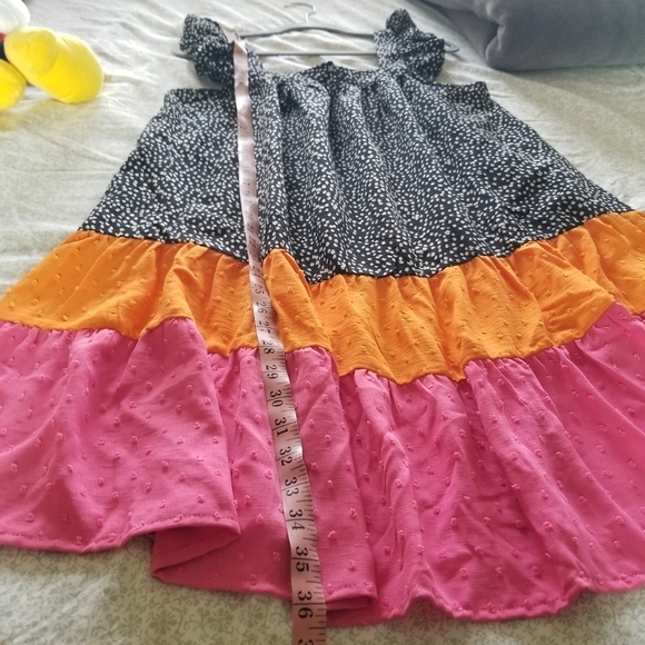 Oddi | Color Block Flutter Dress - Picture 9 of 9